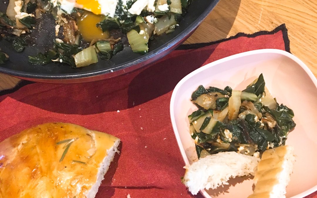 Chakchouka aux blettes et feta