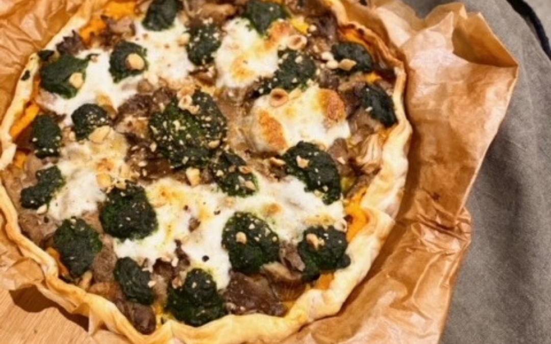 Quiche potimarron & champignons